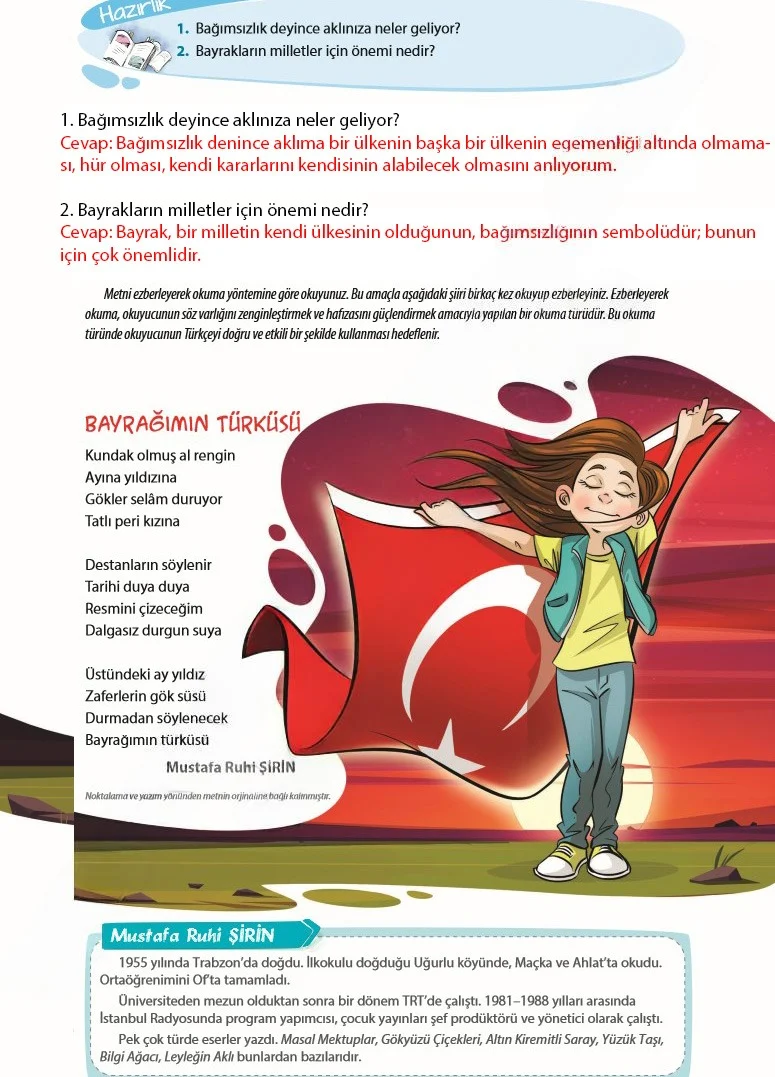 5. Sınıf Türkçe Ders Kitabı Cevapları Koza Yayınları Sayfa 104 Çözüm Görseli