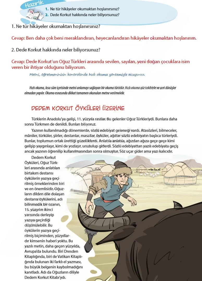 5. Sınıf Türkçe Ders Kitabı Cevapları Koza Yayınları Sayfa 110 Çözüm Görseli