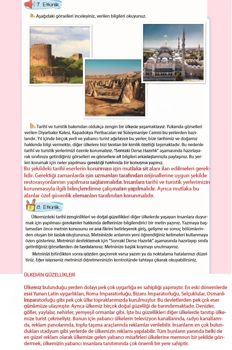 5. Sınıf Türkçe Ders Kitabı Cevapları Koza Yayınları Sayfa 122 Çözüm Görseli