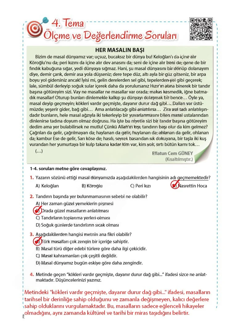 5. Sınıf Türkçe Ders Kitabı Cevapları Koza Yayınları Sayfa 130 Çözüm Görseli