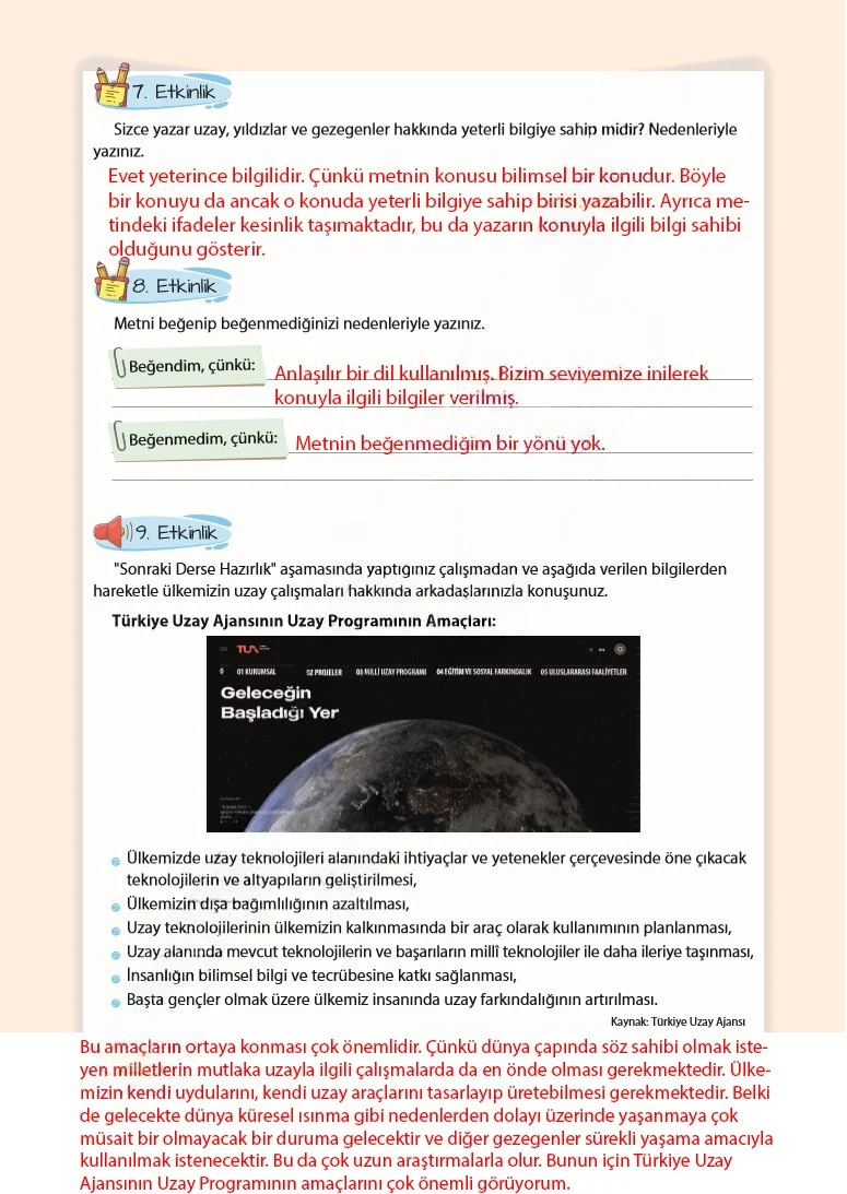 5. Sınıf Türkçe Ders Kitabı Cevapları Koza Yayınları Sayfa 156 Çözüm Görseli