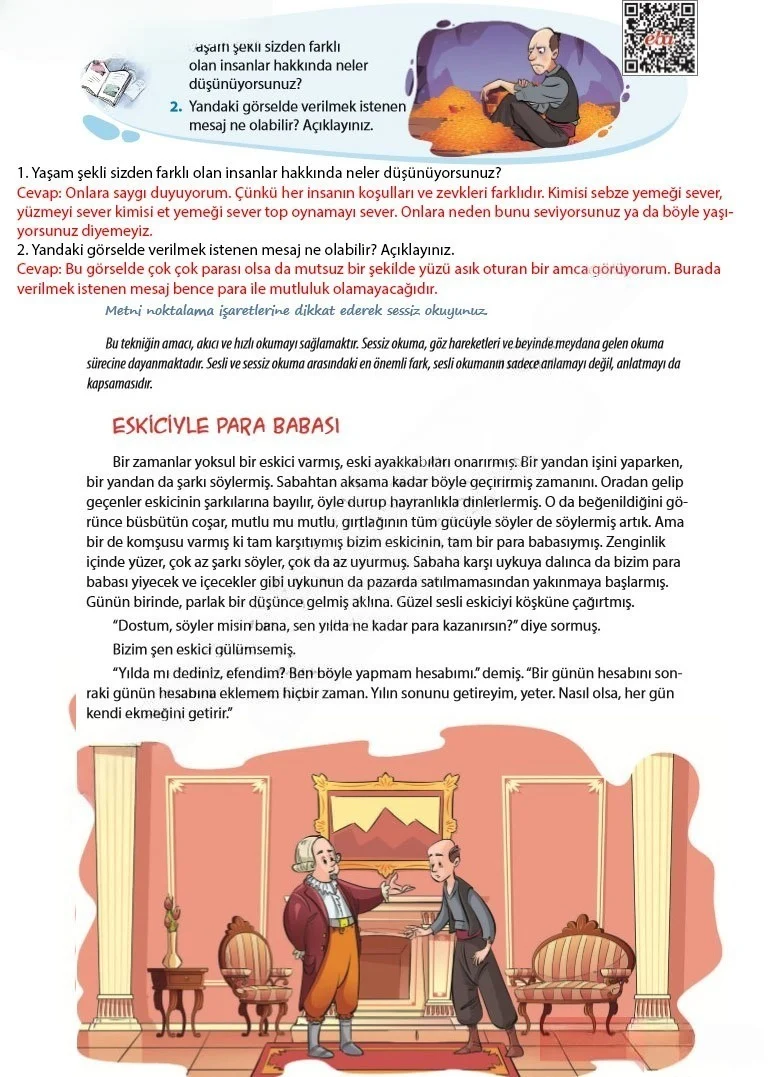 5. Sınıf Türkçe Ders Kitabı Cevapları Koza Yayınları Sayfa 17 Çözüm Görseli