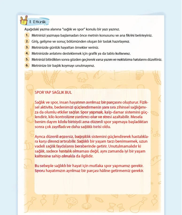 5. Sınıf Türkçe Ders Kitabı Cevapları Koza Yayınları Sayfa 170 Çözüm Görseli