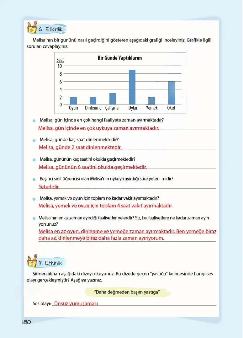 5. Sınıf Türkçe Ders Kitabı Cevapları Koza Yayınları Sayfa 180 Çözüm Görseli