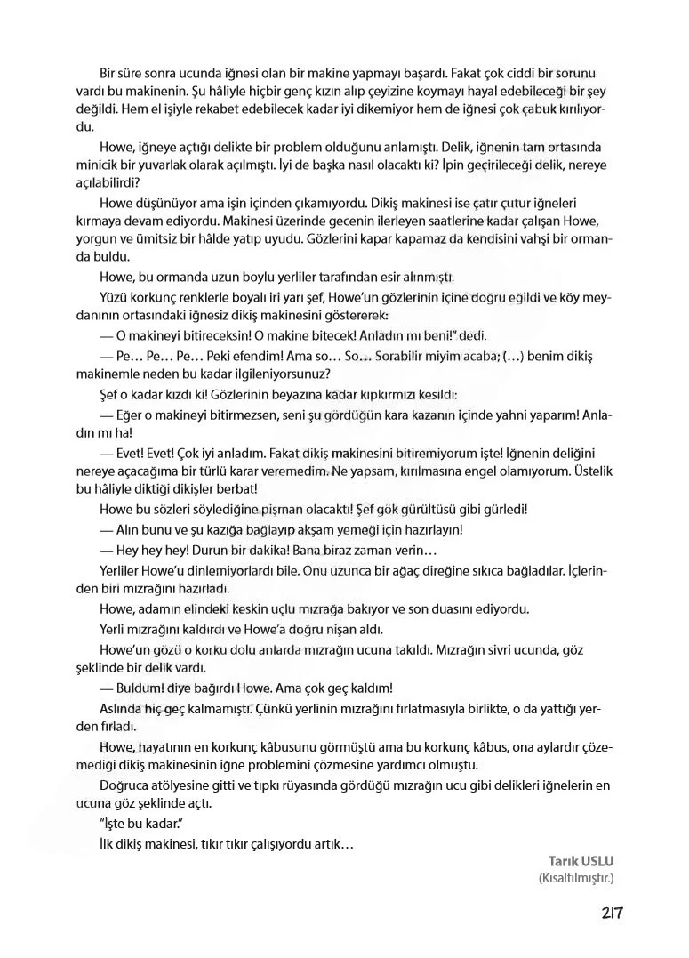 5. Sınıf Türkçe Ders Kitabı Cevapları Koza Yayınları Sayfa 217 Çözüm Görseli