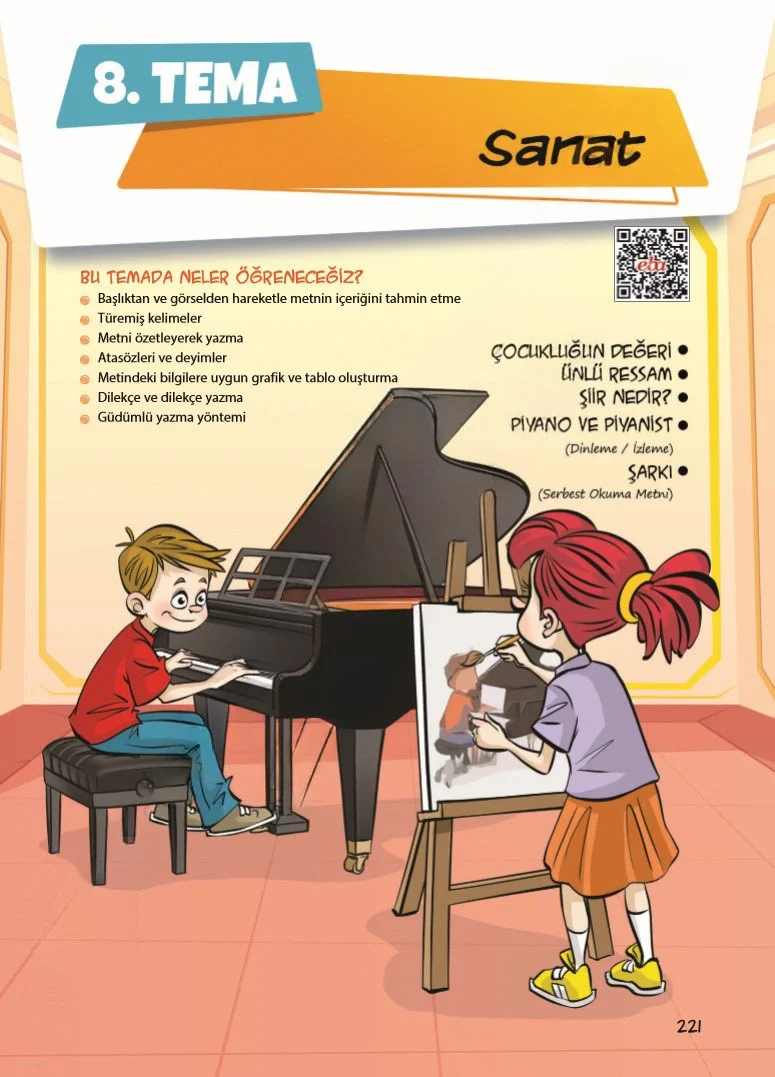 5. Sınıf Türkçe Ders Kitabı Cevapları Koza Yayınları Sayfa 221 Çözüm Görseli