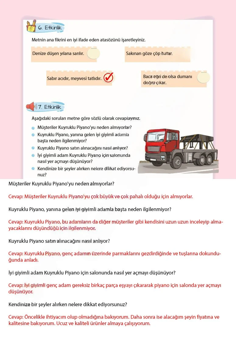 5. Sınıf Türkçe Ders Kitabı Cevapları Koza Yayınları Sayfa 241 Çözüm Görseli