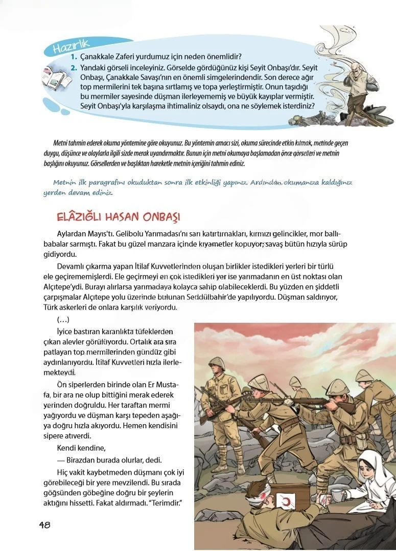 5. Sınıf Türkçe Ders Kitabı Cevapları Koza Yayınları Sayfa 48 Çözüm Görseli