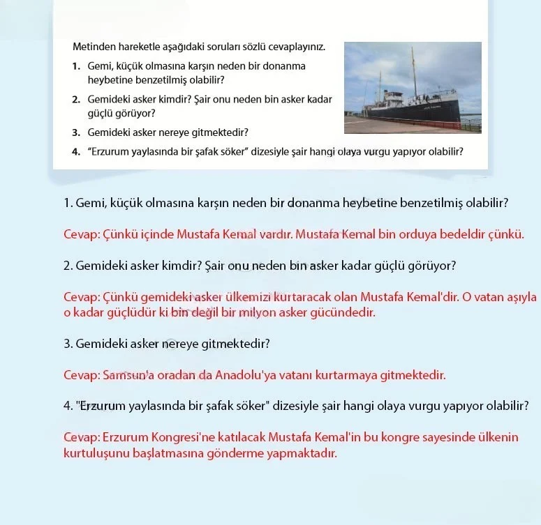 5. Sınıf Türkçe Ders Kitabı Cevapları Koza Yayınları Sayfa 57 Çözüm Görseli