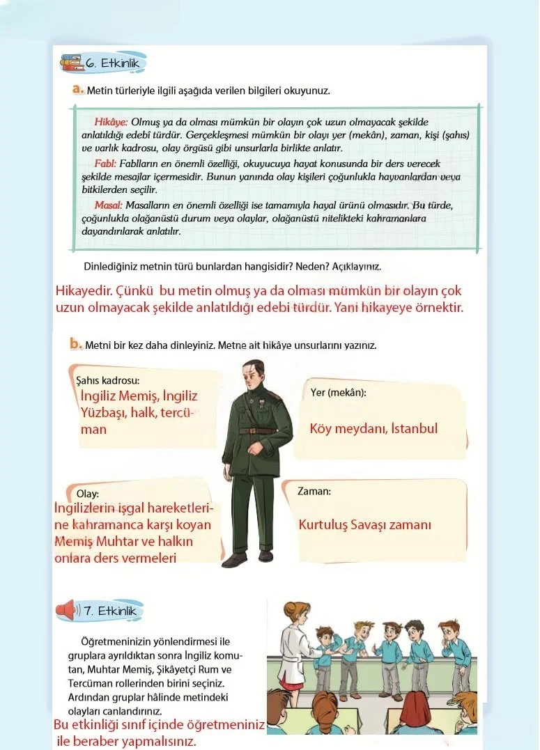 5. Sınıf Türkçe Ders Kitabı Cevapları Koza Yayınları Sayfa 64 Çözüm Görseli