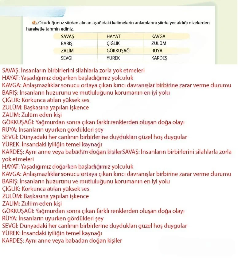 5. Sınıf Türkçe Ders Kitabı Cevapları Koza Yayınları Sayfa 80 Çözüm Görseli