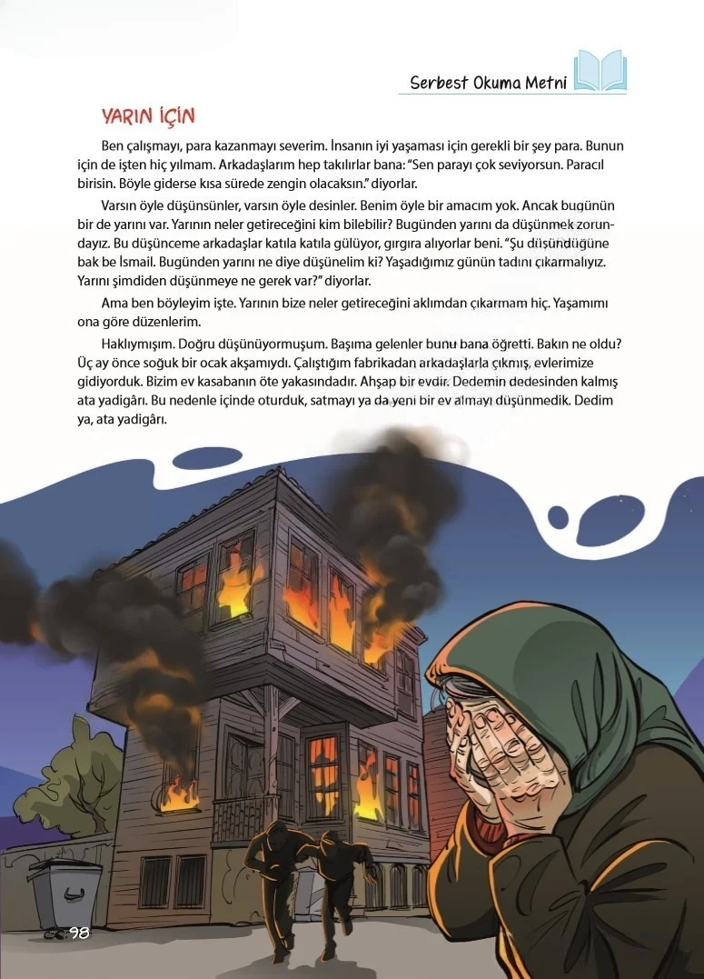 5. Sınıf Türkçe Ders Kitabı Cevapları Koza Yayınları Sayfa 98 Çözüm Görseli
