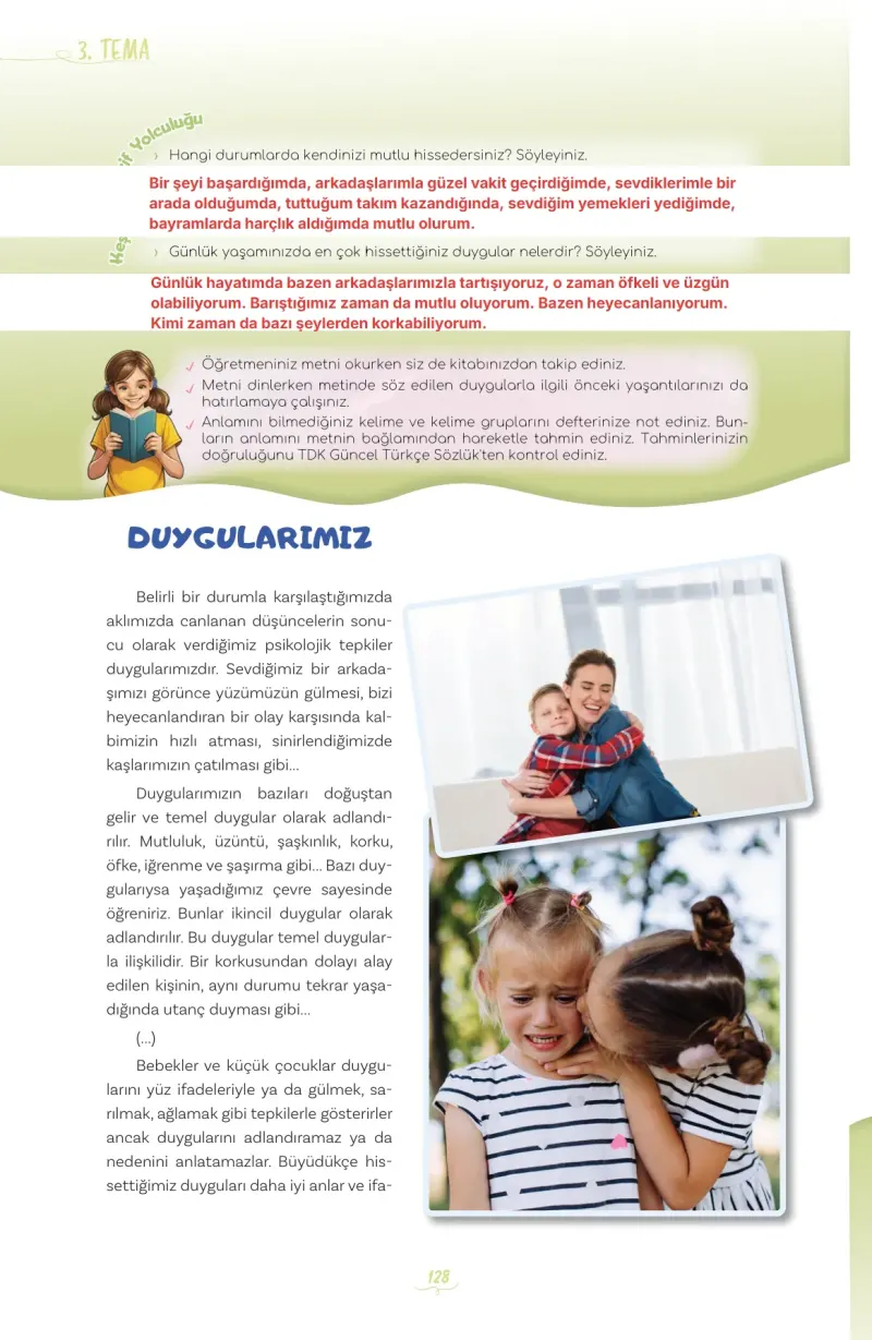 5. Sınıf Türkçe Ders Kitabı Cevapları Meb Yayınları 1 Sayfa 128 Çözüm Görseli
