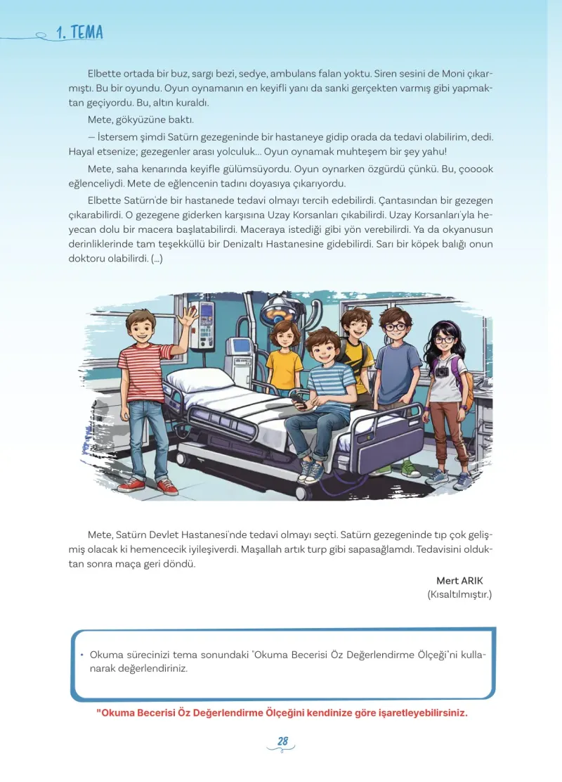 5. Sınıf Türkçe Ders Kitabı Cevapları Meb Yayınları 1 Sayfa 28 Çözüm Görseli