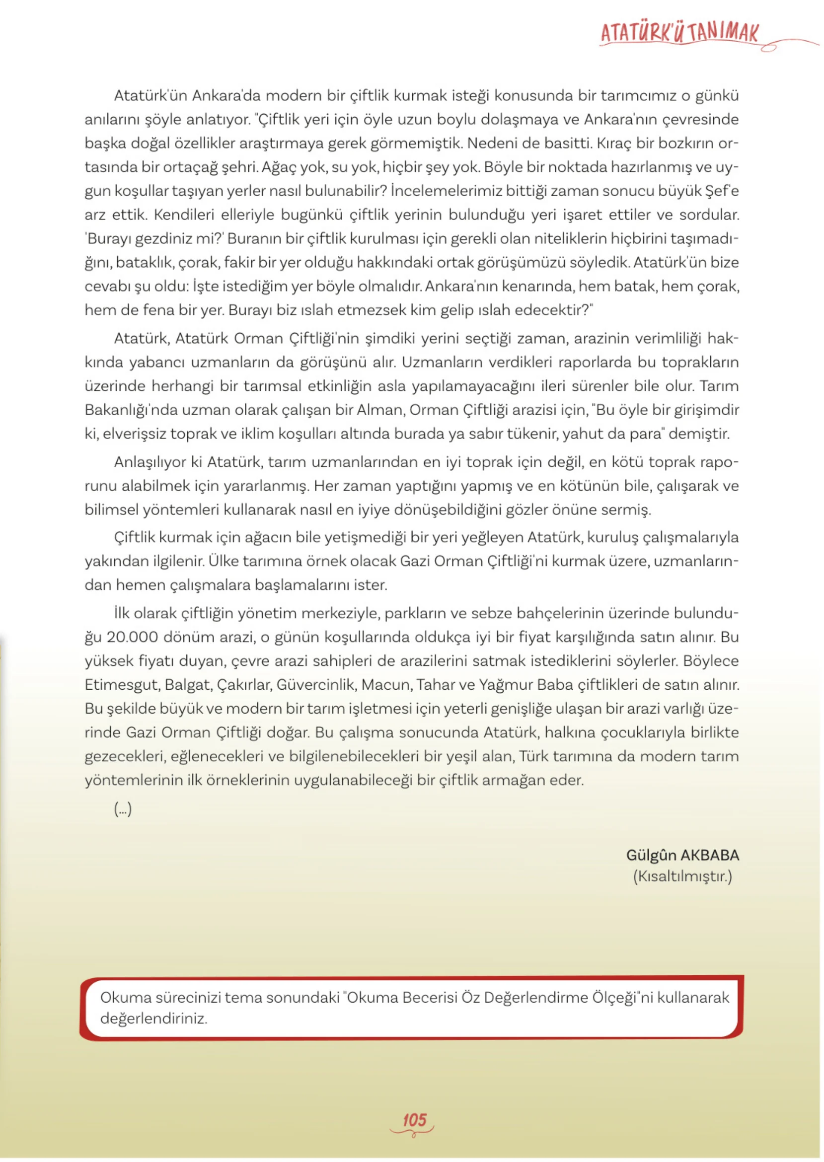 5. Sınıf Türkçe Ders Kitabı Cevapları Meb Yayınları 1. Kitap Sayfa 105
