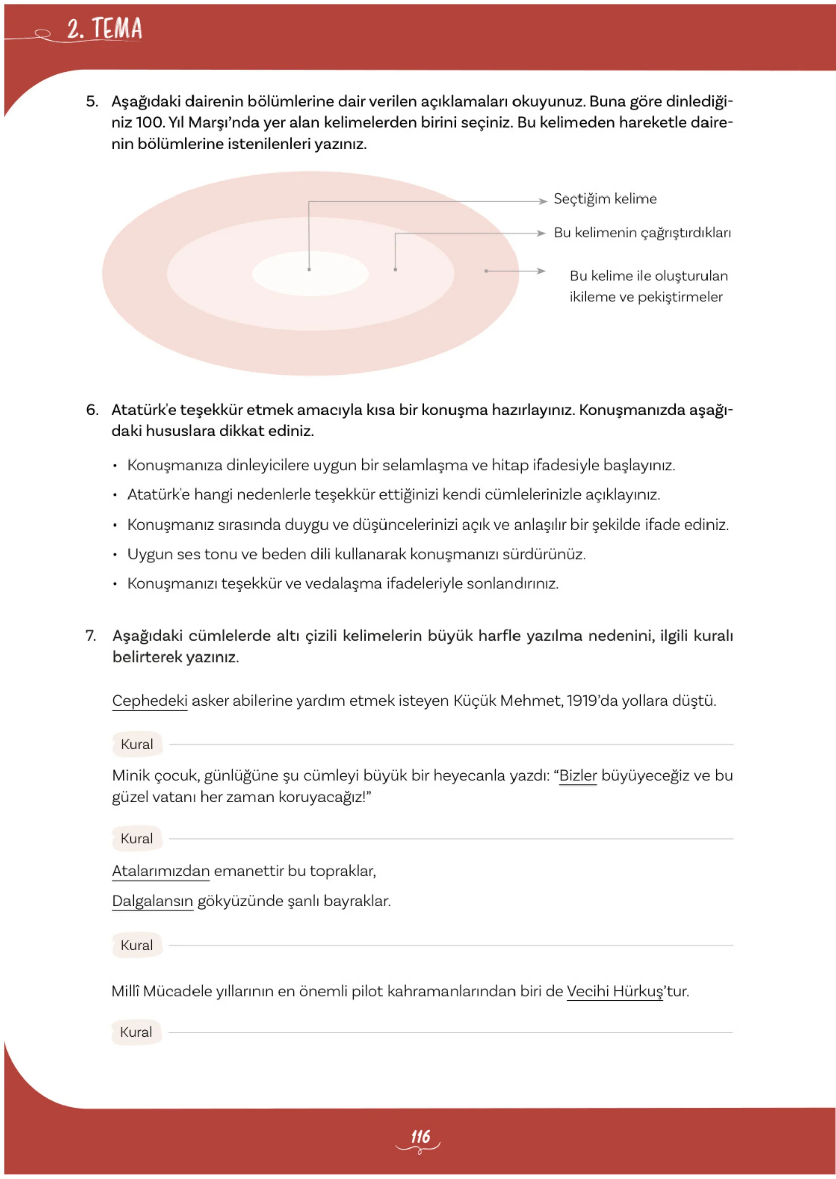5. Sınıf Türkçe Ders Kitabı Cevapları Meb Yayınları 1. Kitap Sayfa 116