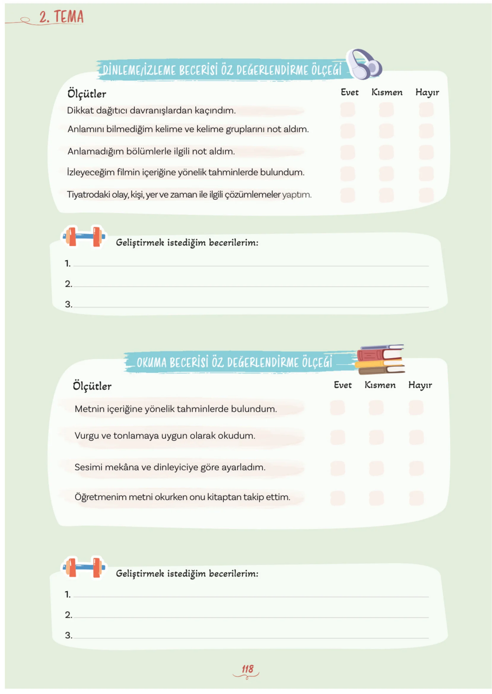 5. Sınıf Türkçe Ders Kitabı Cevapları Meb Yayınları 1. Kitap Sayfa 118