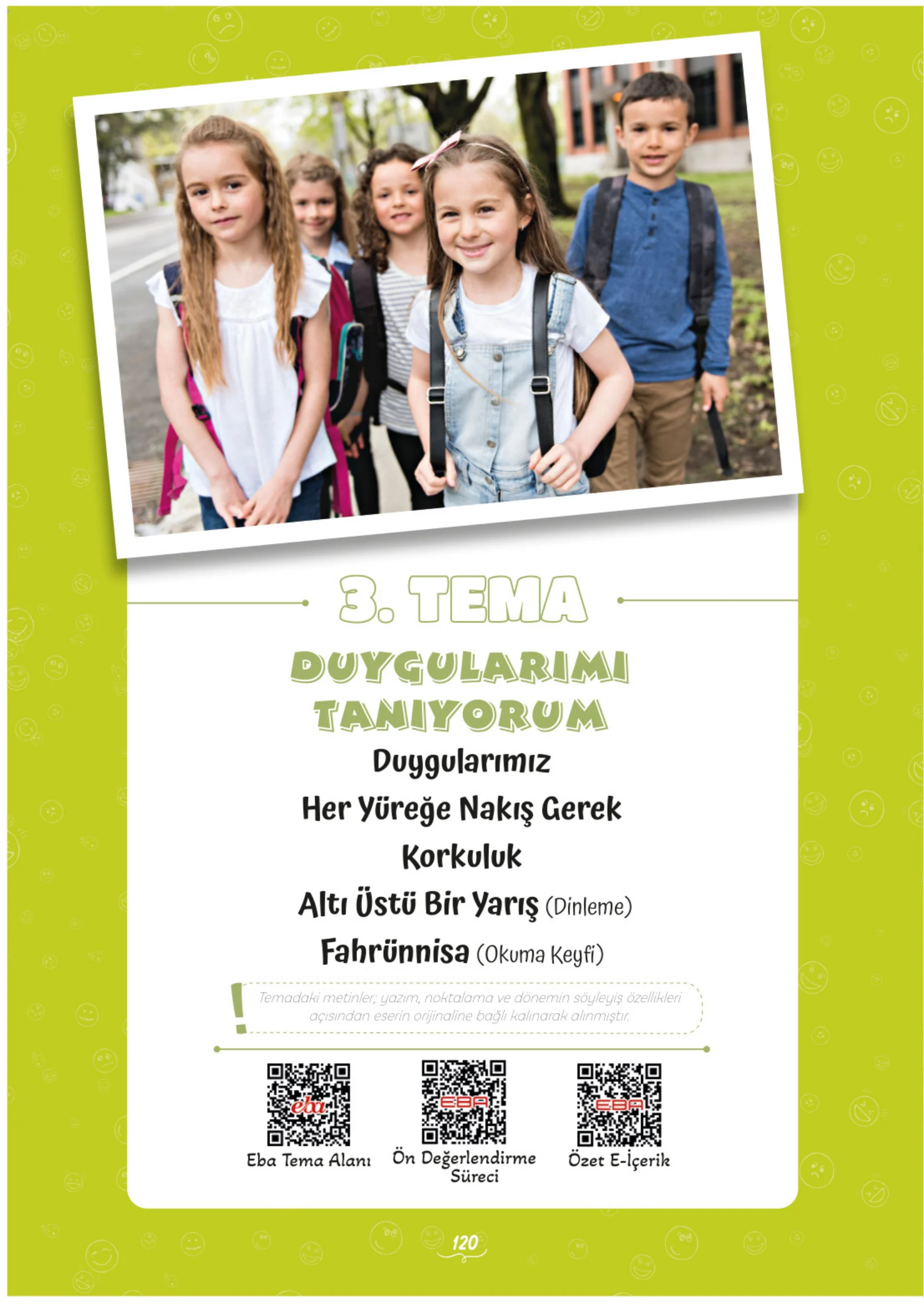 5. Sınıf Türkçe Ders Kitabı Cevapları Meb Yayınları 1. Kitap Sayfa 120