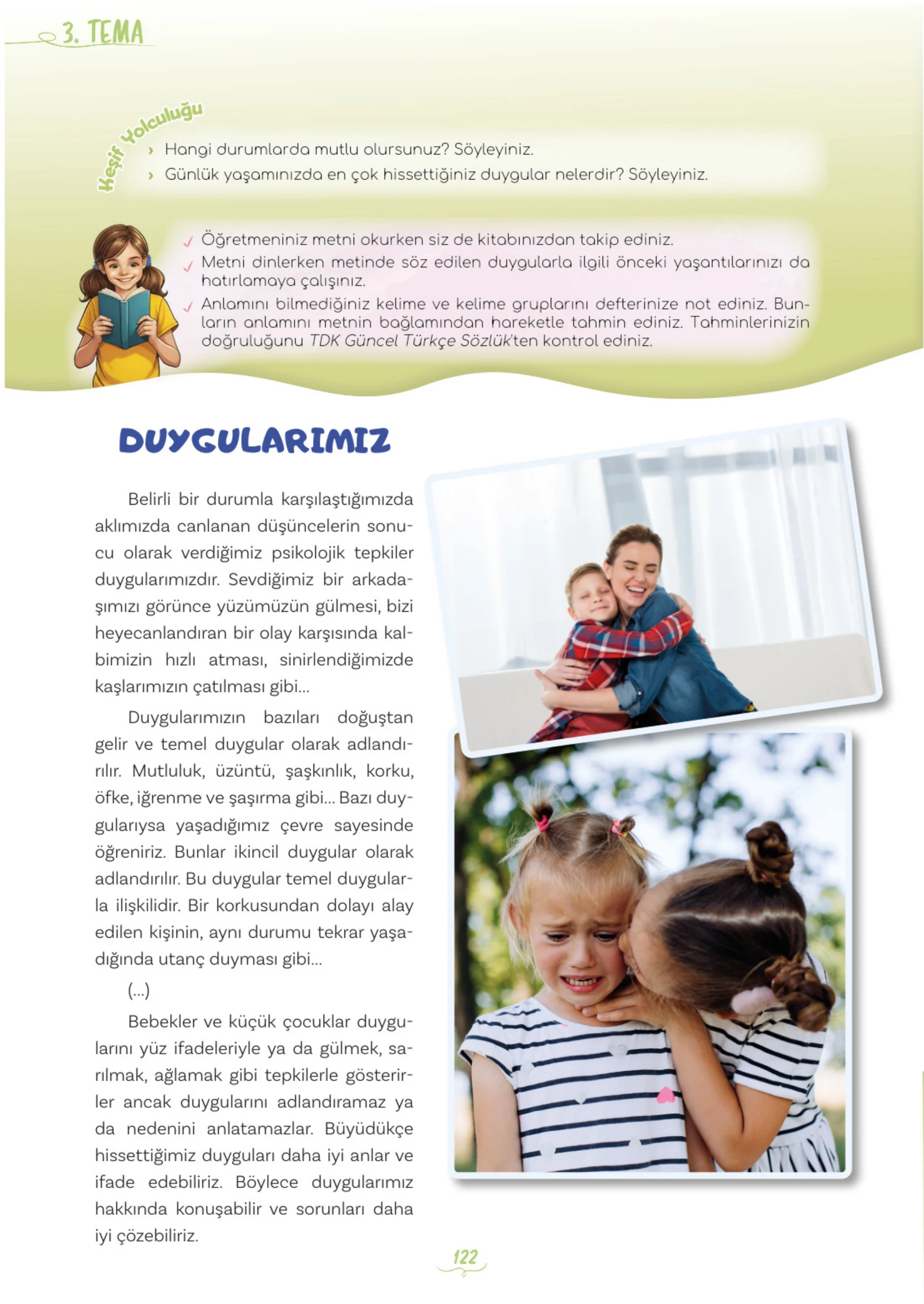 5. Sınıf Türkçe Ders Kitabı Cevapları Meb Yayınları 1. Kitap Sayfa 122