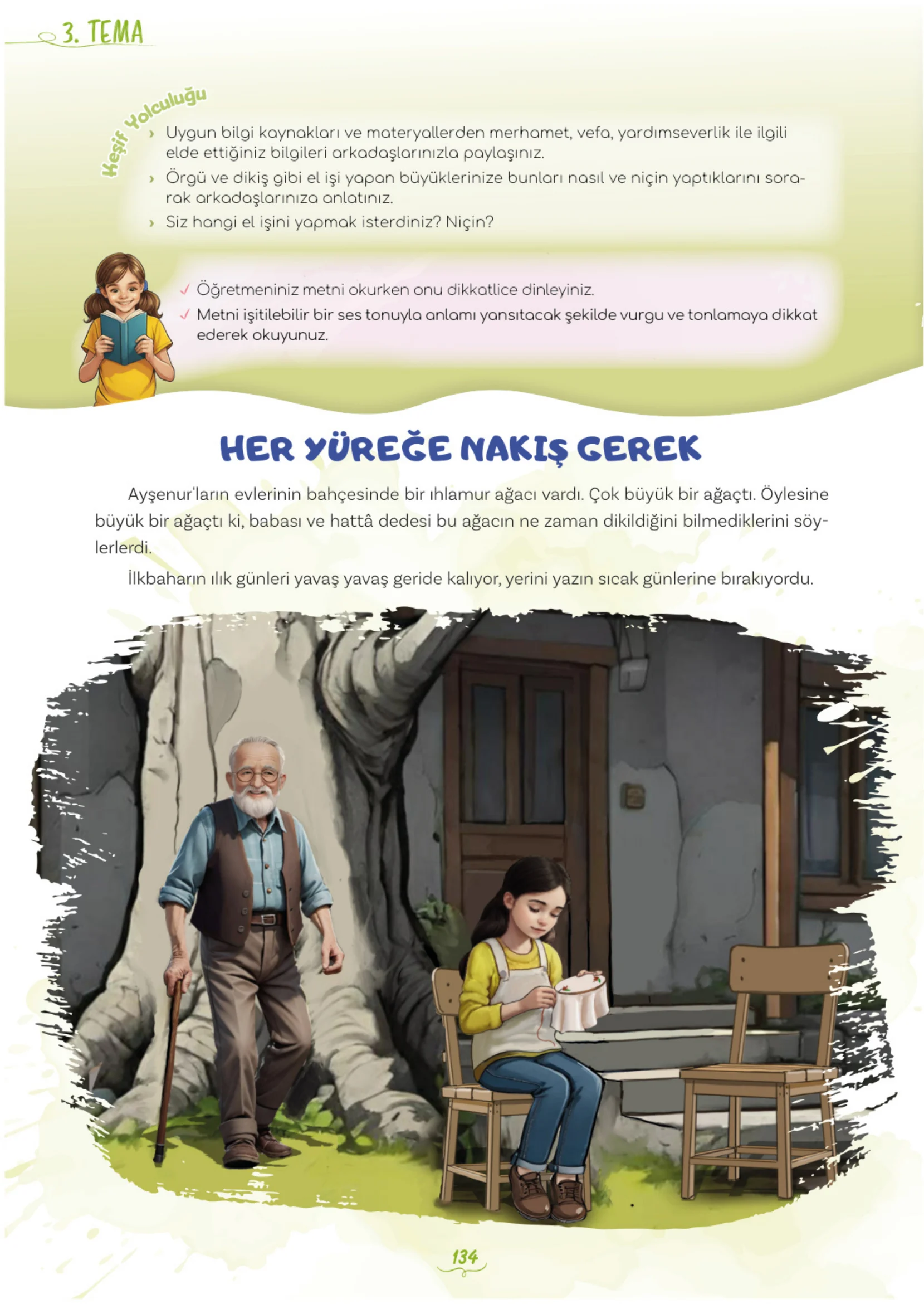 5. Sınıf Türkçe Ders Kitabı Cevapları Meb Yayınları 1. Kitap Sayfa 134