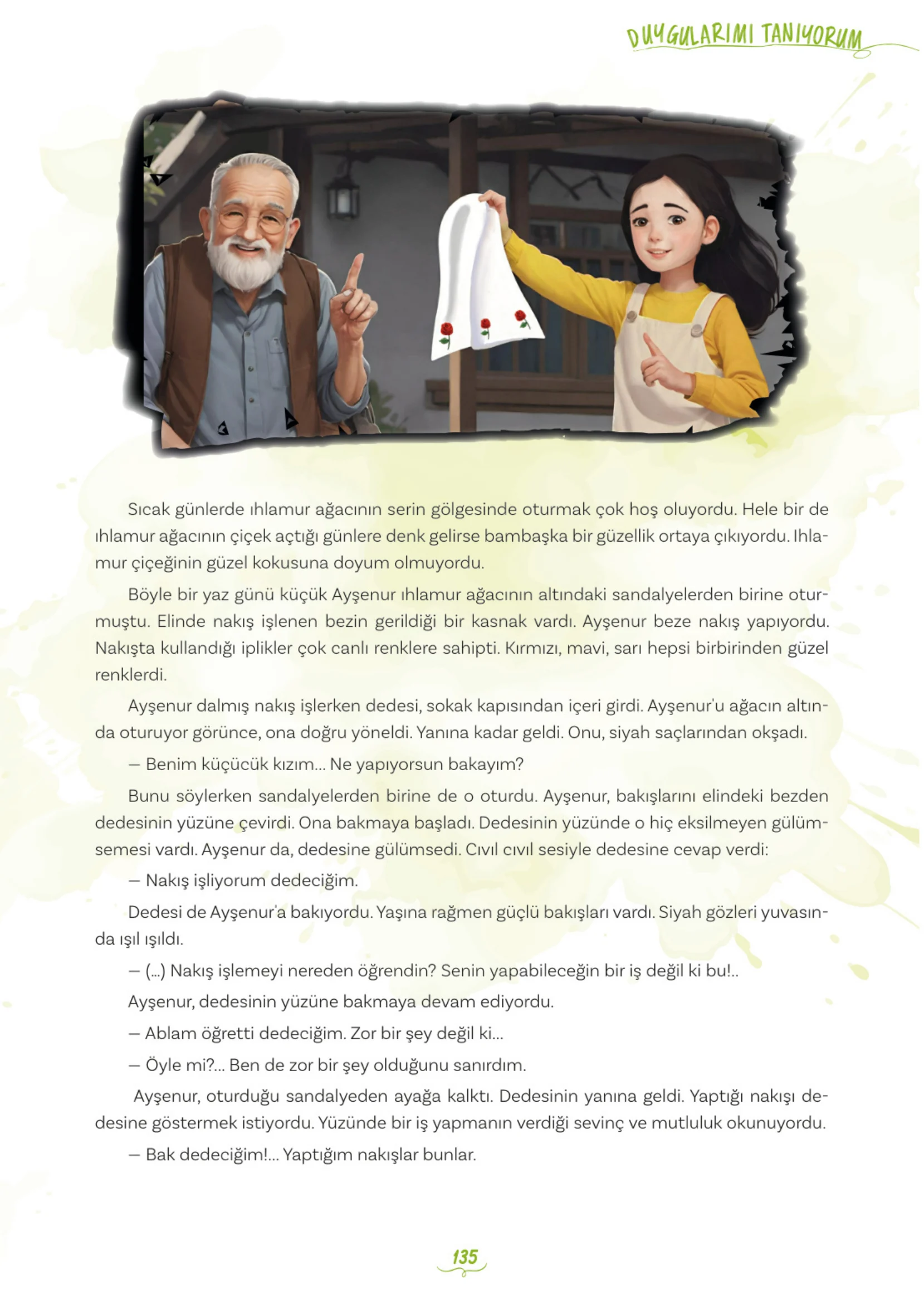 5. Sınıf Türkçe Ders Kitabı Cevapları Meb Yayınları 1. Kitap Sayfa 135