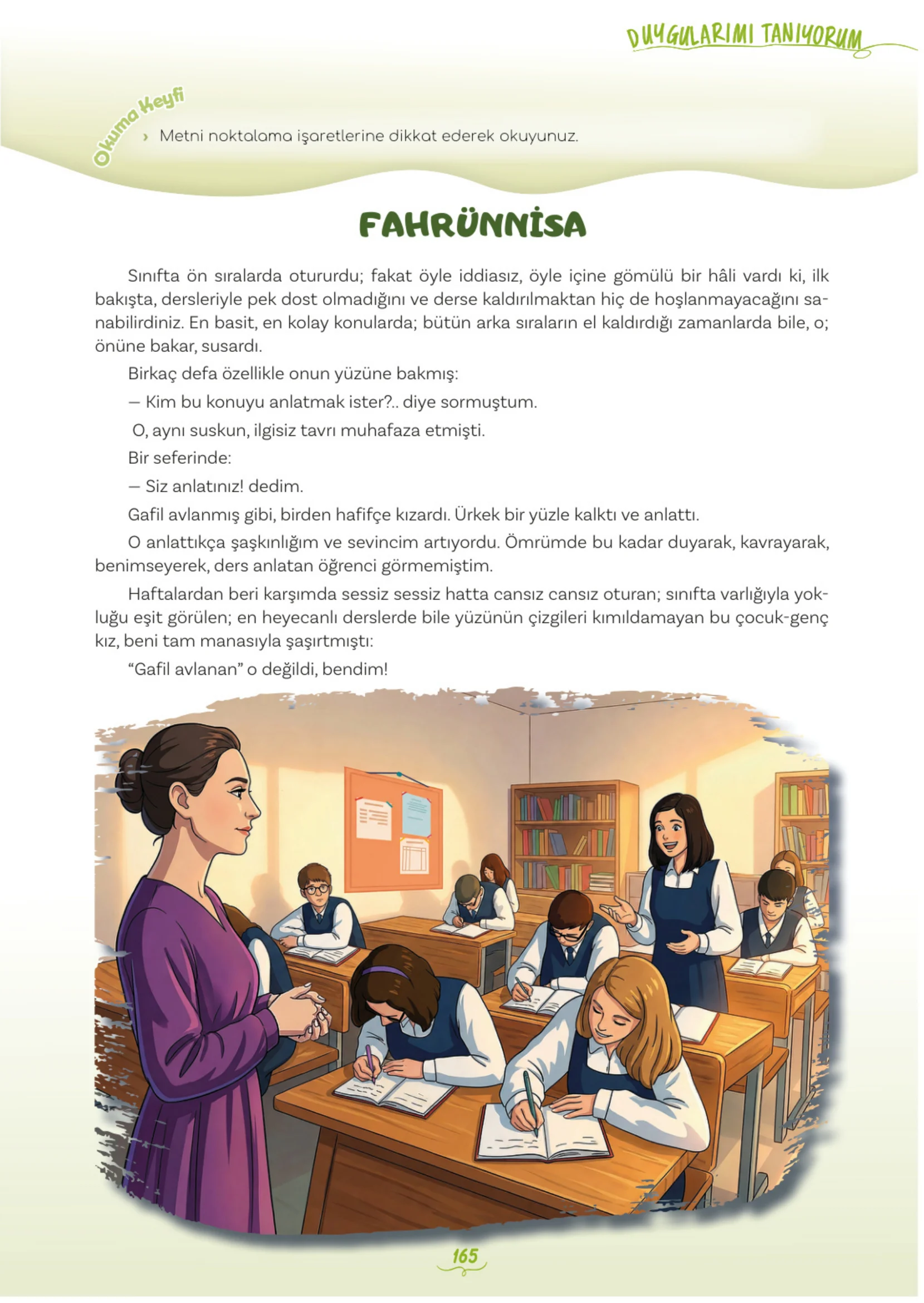 5. Sınıf Türkçe Ders Kitabı Cevapları Meb Yayınları 1. Kitap Sayfa 165