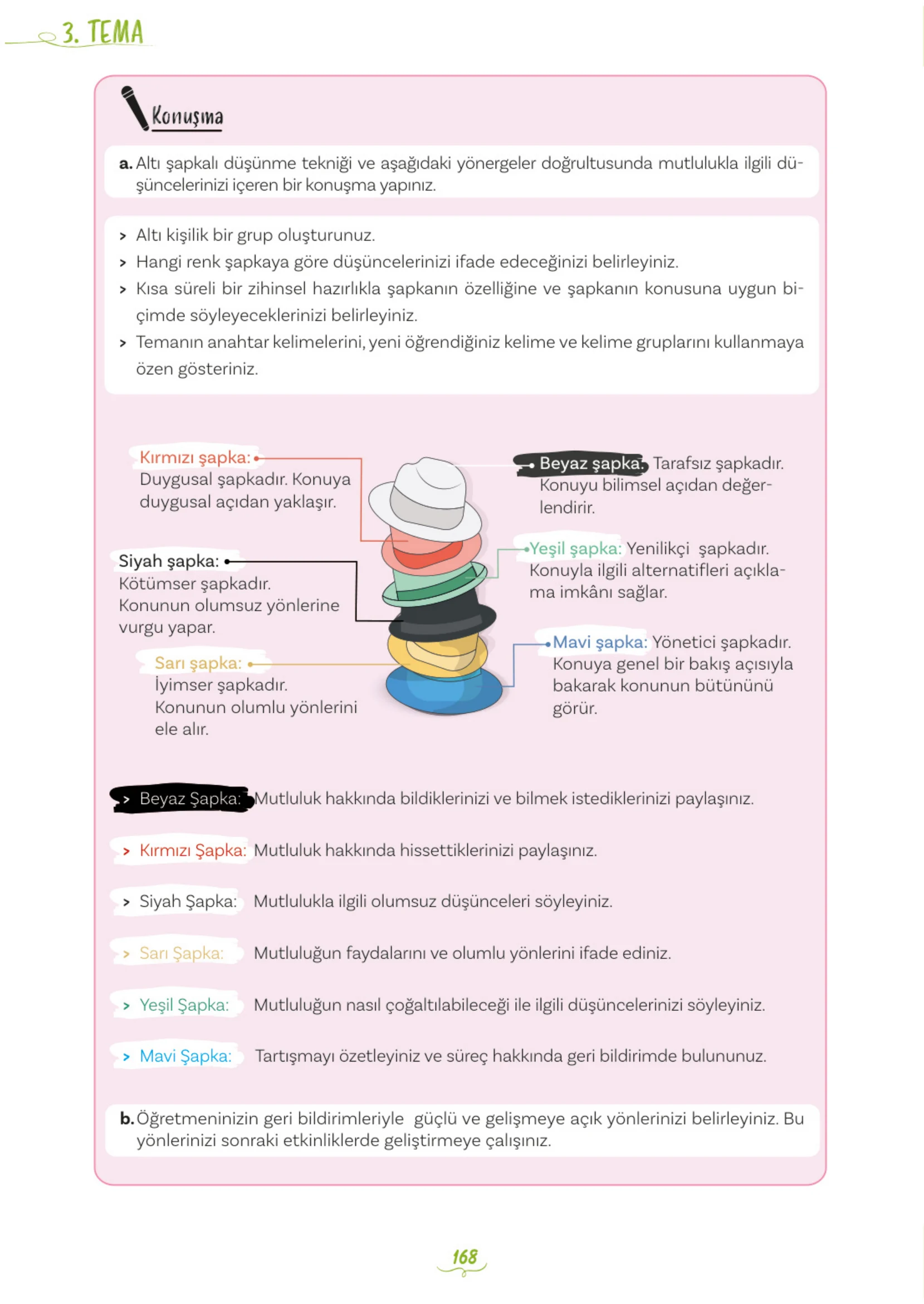 5. Sınıf Türkçe Ders Kitabı Cevapları Meb Yayınları 1. Kitap Sayfa 168
