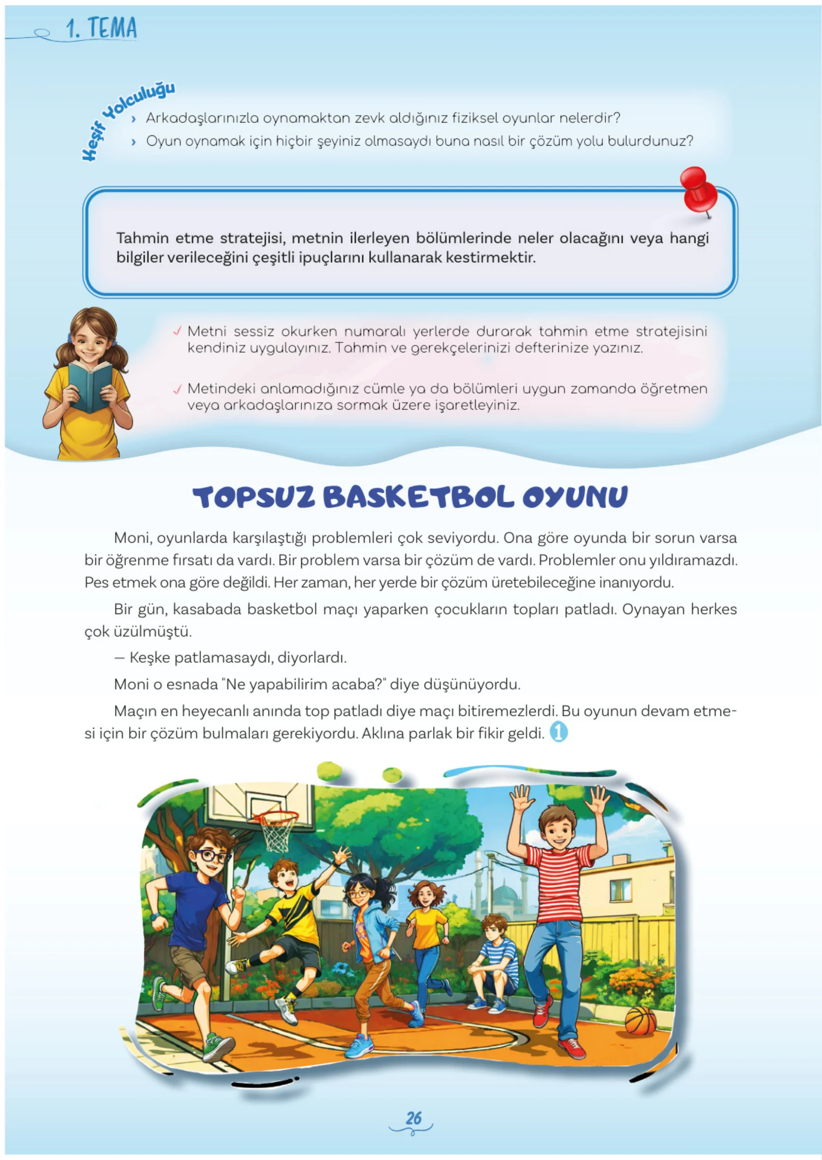 5. Sınıf Türkçe Ders Kitabı Cevapları Meb Yayınları 1. Kitap Sayfa 26