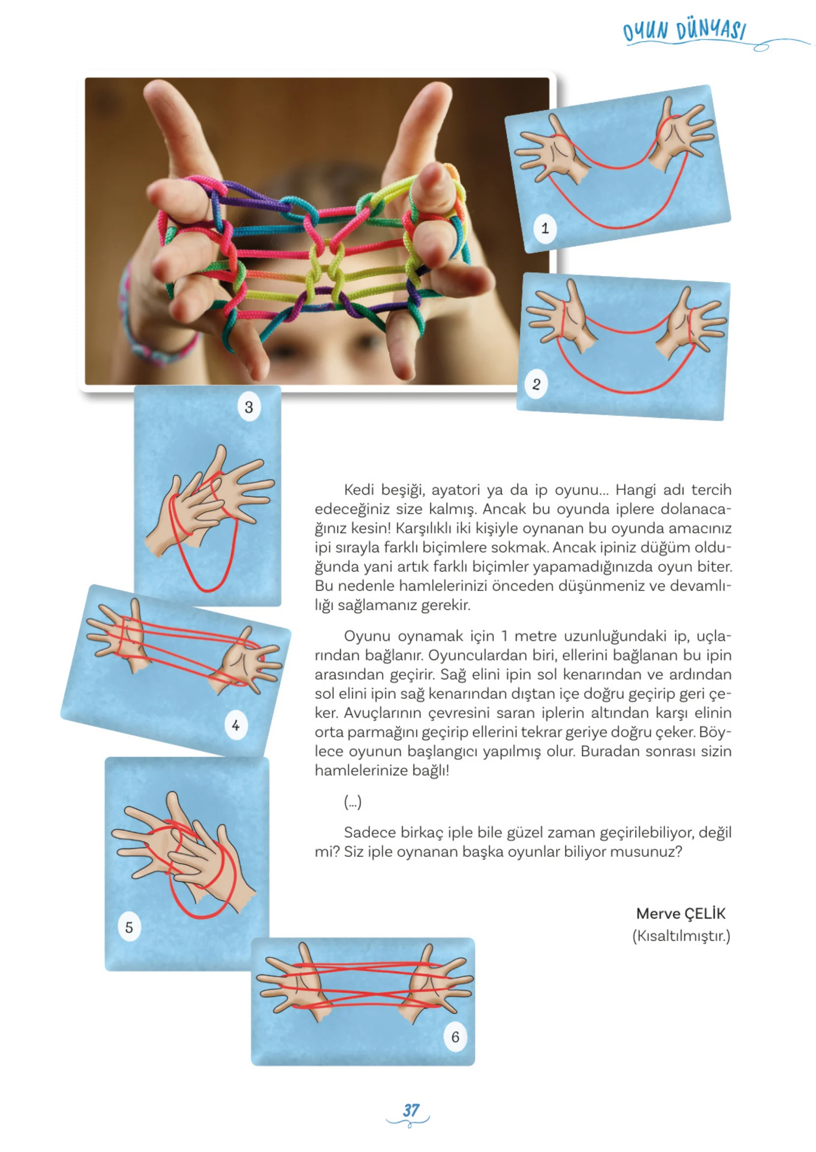 5. Sınıf Türkçe Ders Kitabı Cevapları Meb Yayınları 1. Kitap Sayfa 37