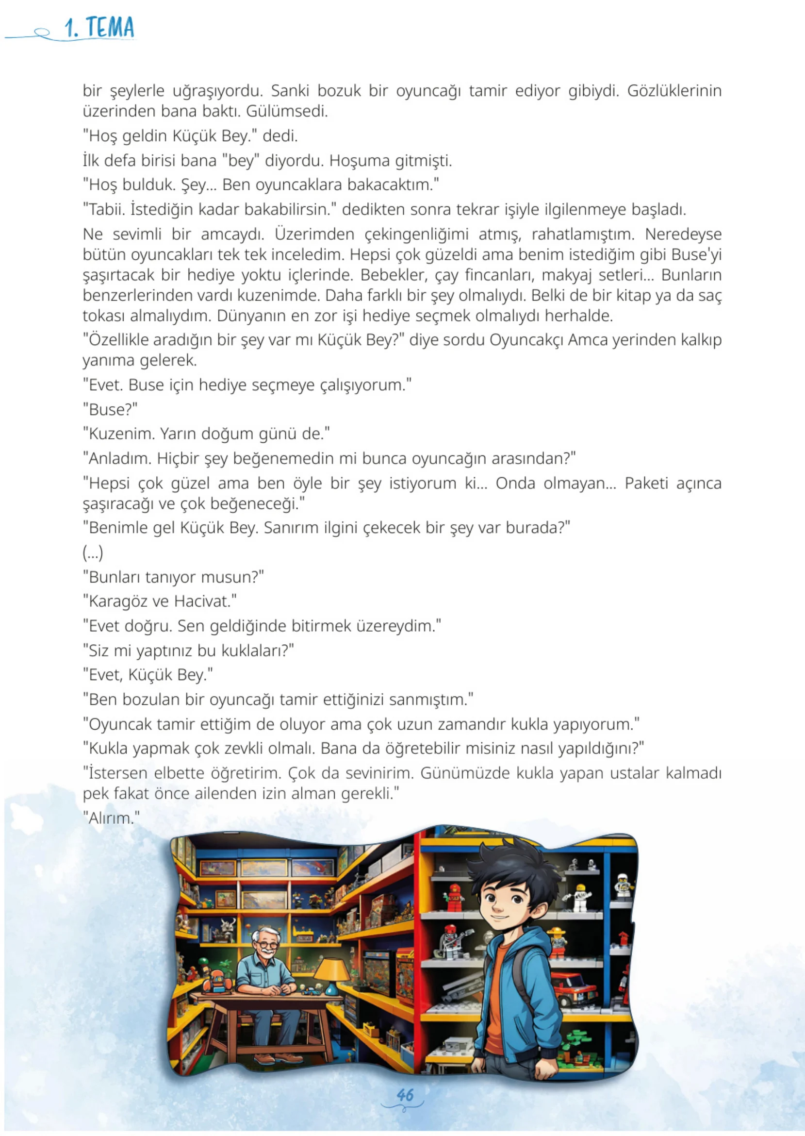 5. Sınıf Türkçe Ders Kitabı Cevapları Meb Yayınları 1. Kitap Sayfa 46