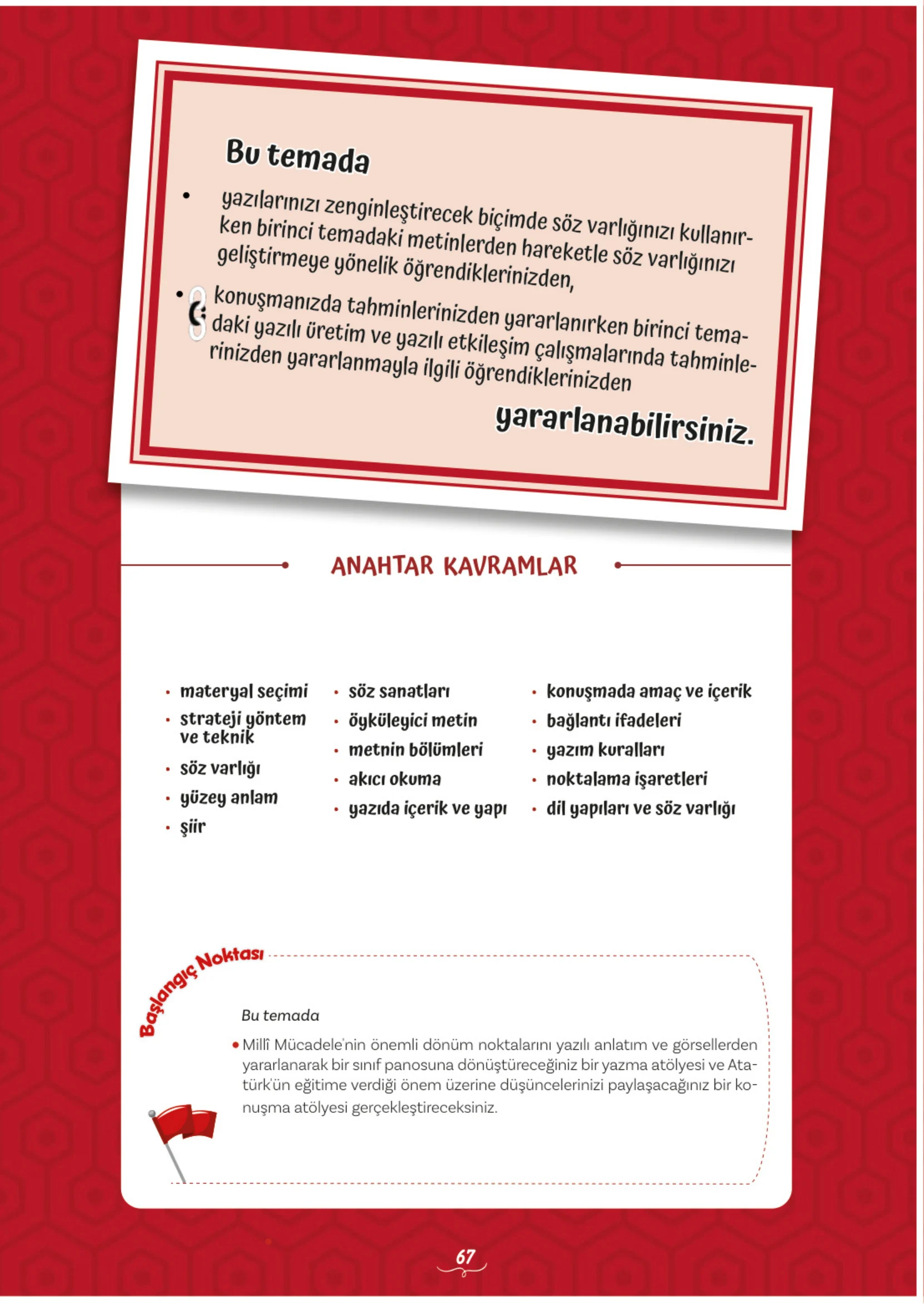 5. Sınıf Türkçe Ders Kitabı Cevapları Meb Yayınları 1. Kitap Sayfa 67