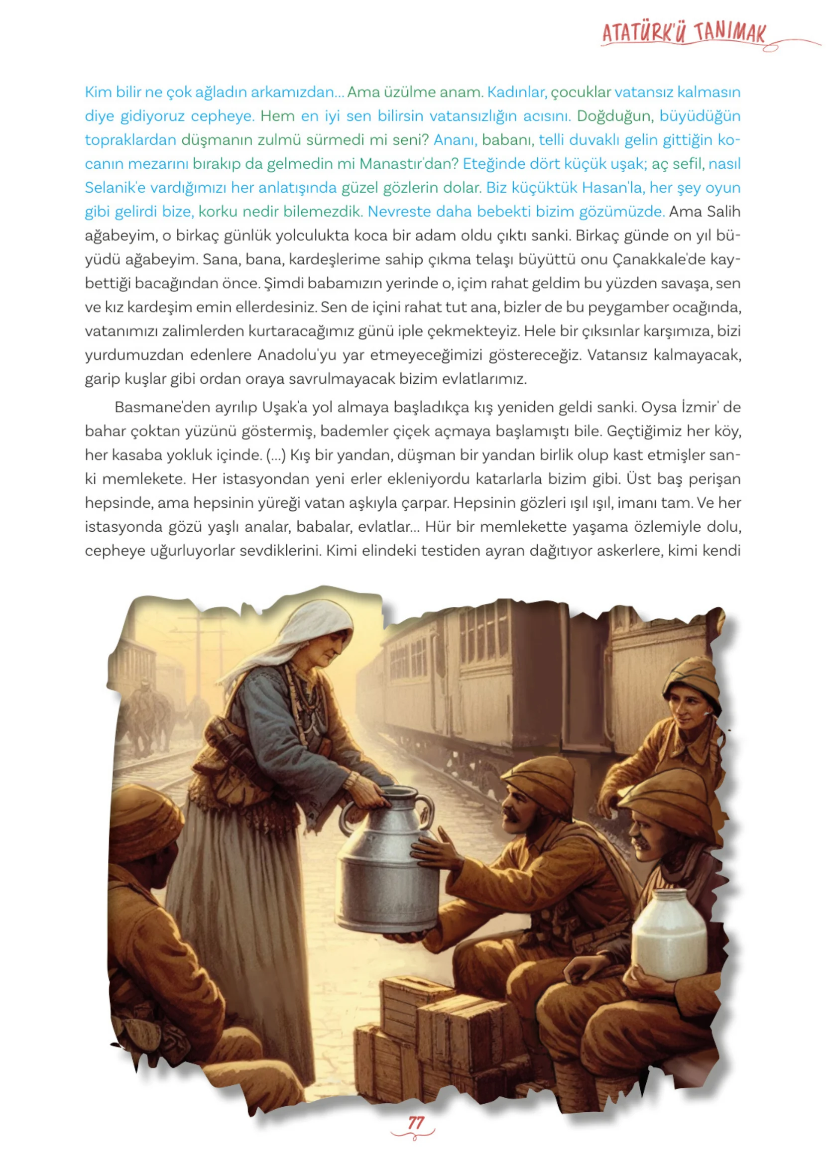 5. Sınıf Türkçe Ders Kitabı Cevapları Meb Yayınları 1. Kitap Sayfa 77