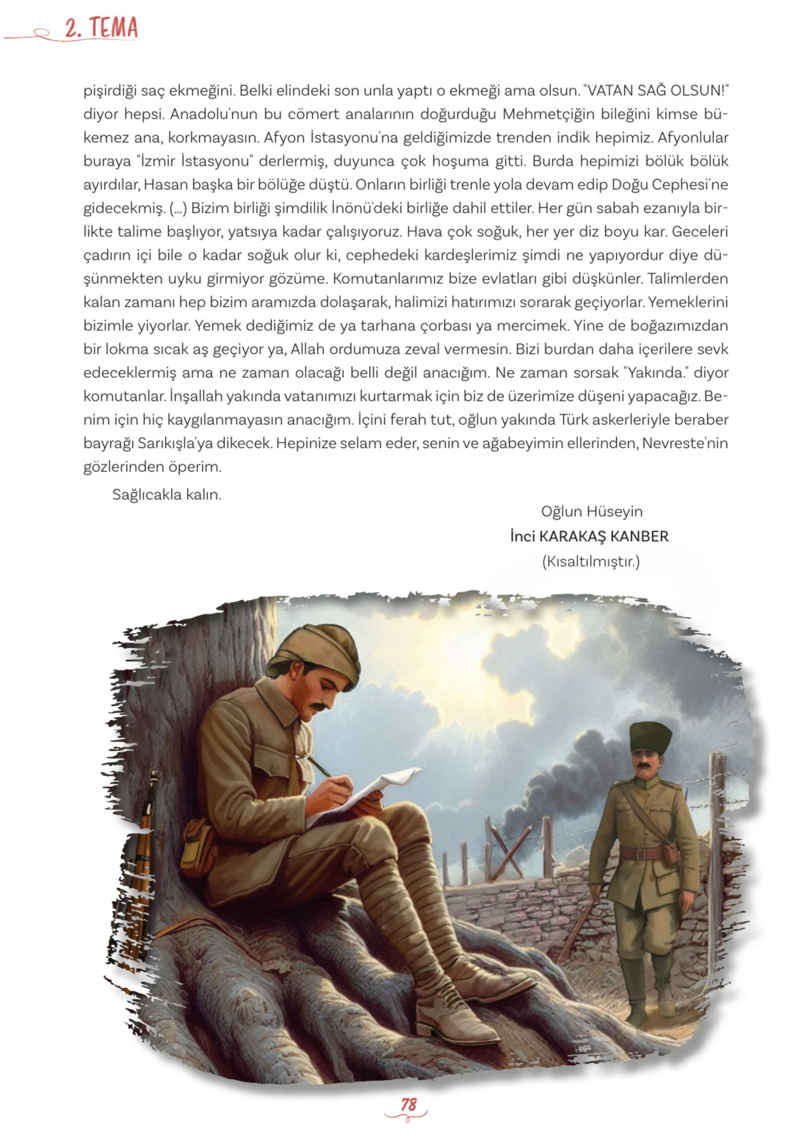 5. Sınıf Türkçe Ders Kitabı Cevapları Meb Yayınları 1. Kitap Sayfa 78