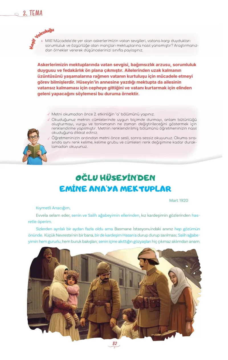 5. Sınıf Türkçe Ders Kitabı Cevapları Meb Yayınları 1 Sayfa 82 Çözüm Görseli