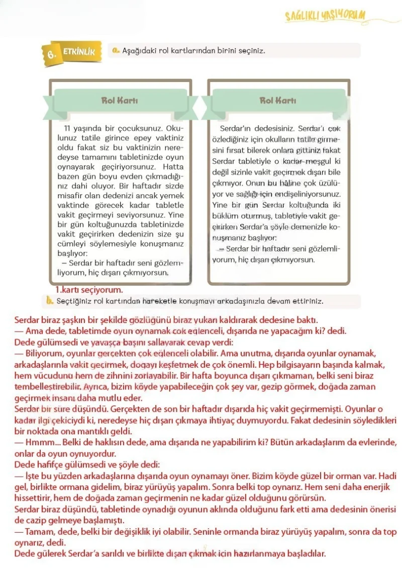 5. Sınıf Türkçe Ders Kitabı Cevapları Meb Yayınları 2. Kitap Sayfa 119 Çözüm Görseli