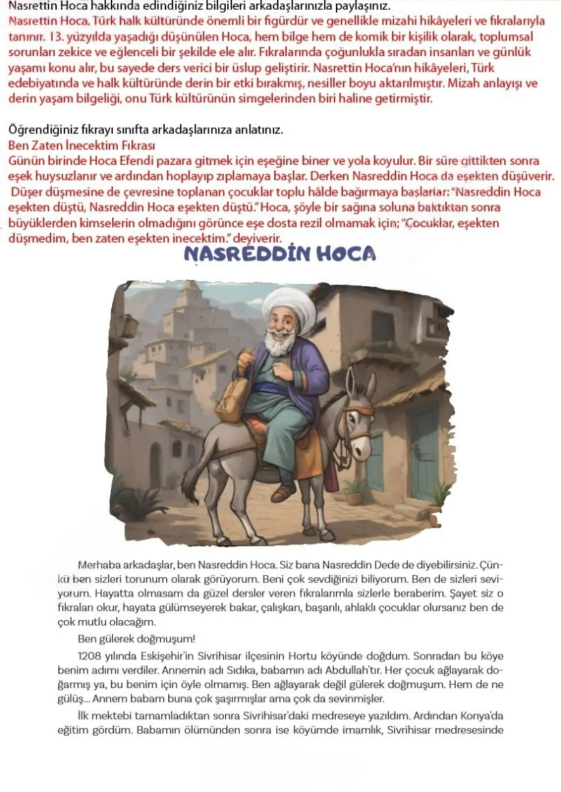 5. Sınıf Türkçe Ders Kitabı Cevapları Meb Yayınları 2. Kitap Sayfa 12 Çözüm Görseli