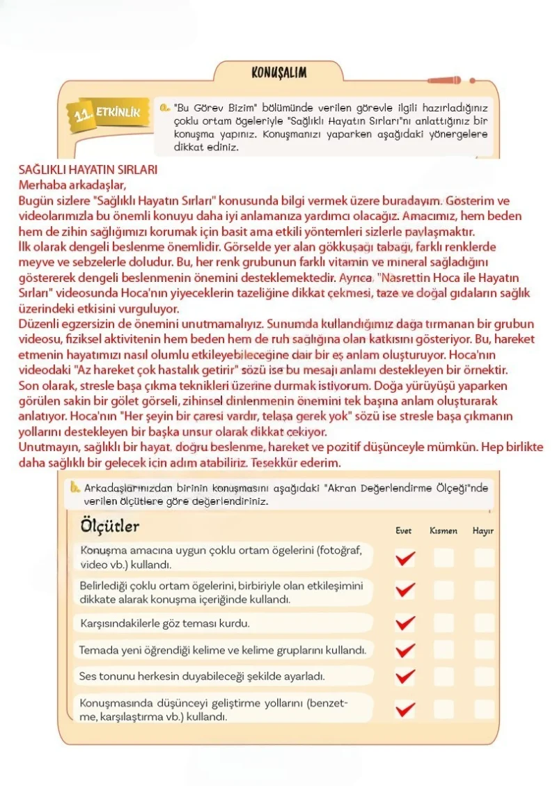 5. Sınıf Türkçe Ders Kitabı Cevapları Meb Yayınları 2. Kitap Sayfa 122 Çözüm Görseli