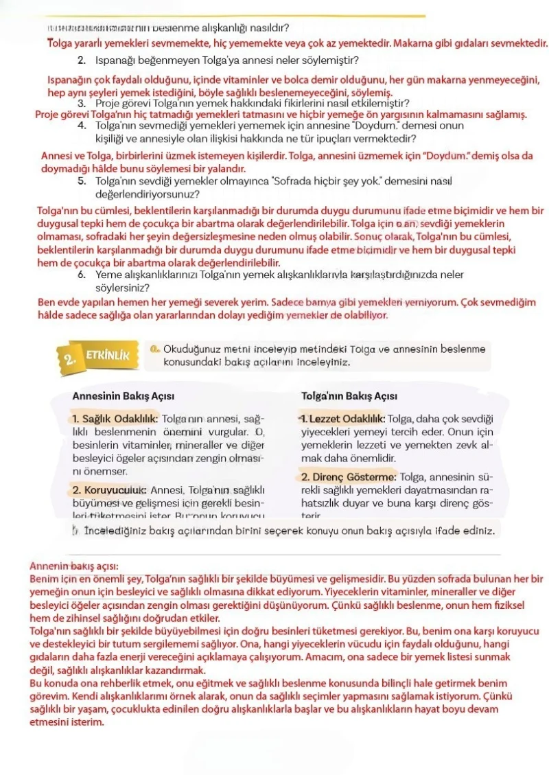 5. Sınıf Türkçe Ders Kitabı Cevapları Meb Yayınları 2. Kitap Sayfa 131 Çözüm Görseli