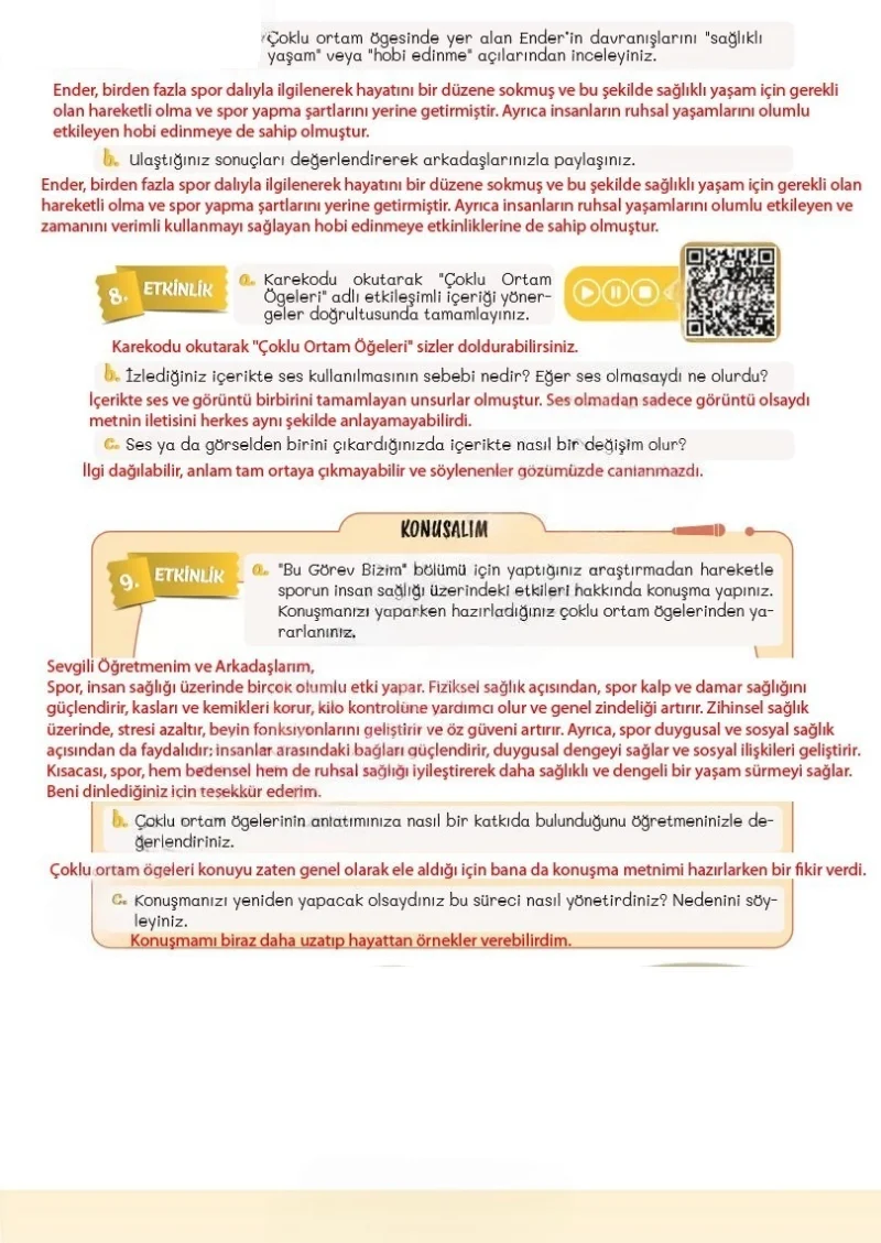 5. Sınıf Türkçe Ders Kitabı Cevapları Meb Yayınları 2. Kitap Sayfa 139 Çözüm Görseli