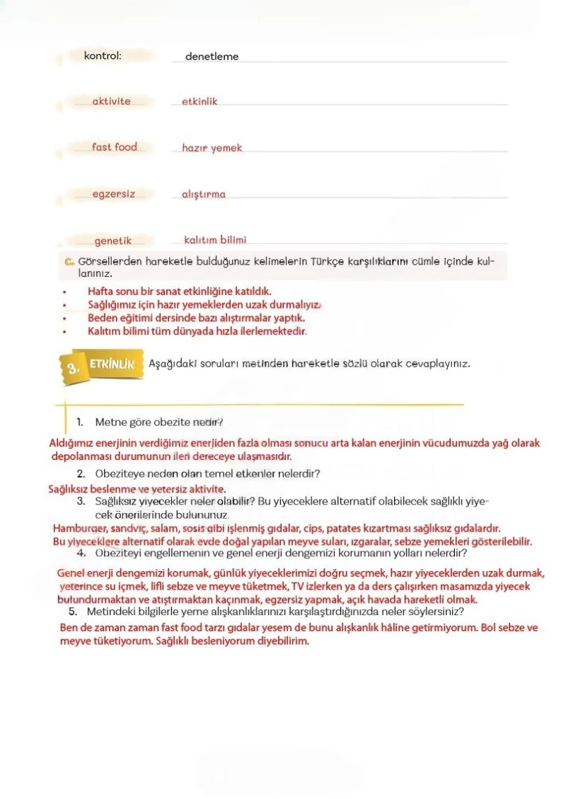 5. Sınıf Türkçe Ders Kitabı Cevapları Meb Yayınları 2. Kitap Sayfa 143 Çözüm Görseli