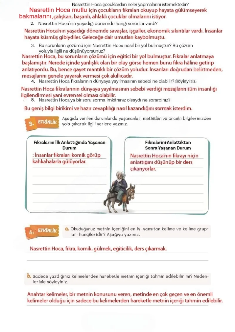 5. Sınıf Türkçe Ders Kitabı Cevapları Meb Yayınları 2. Kitap Sayfa 15 Çözüm Görseli