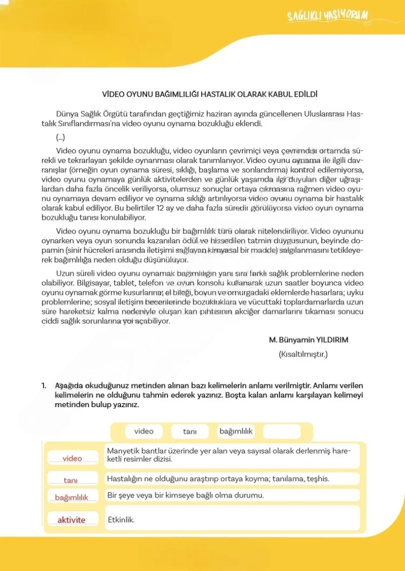 5. Sınıf Türkçe Ders Kitabı Cevapları Meb Yayınları 2. Kitap Sayfa 153 Çözüm Görseli