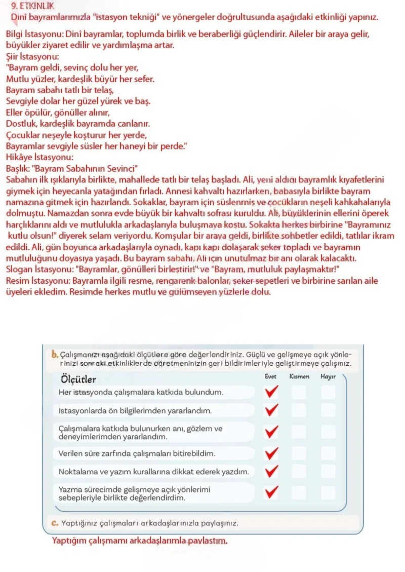 5. Sınıf Türkçe Ders Kitabı Cevapları Meb Yayınları 2. Kitap Sayfa 28 Çözüm Görseli