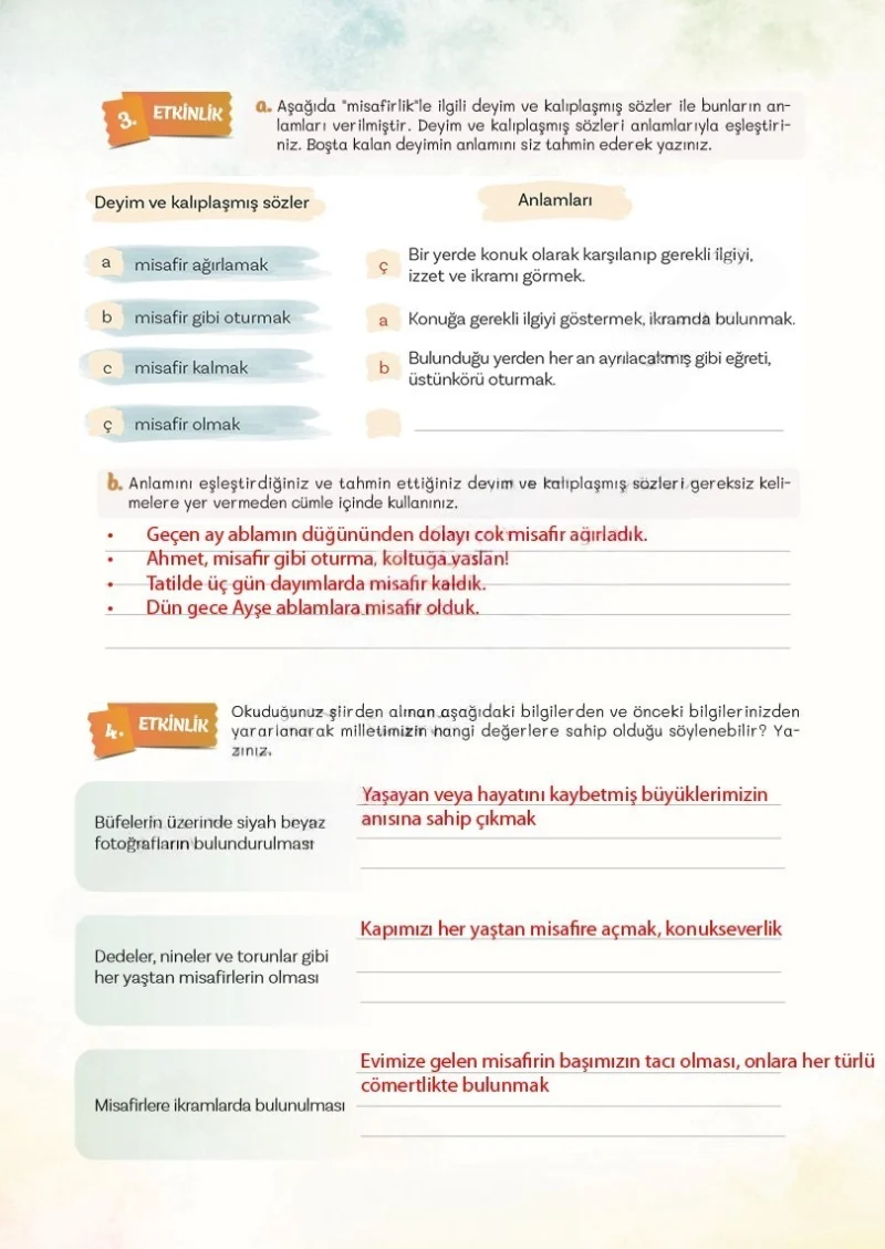 5. Sınıf Türkçe Ders Kitabı Cevapları Meb Yayınları 2. Kitap Sayfa 32 Çözüm Görseli