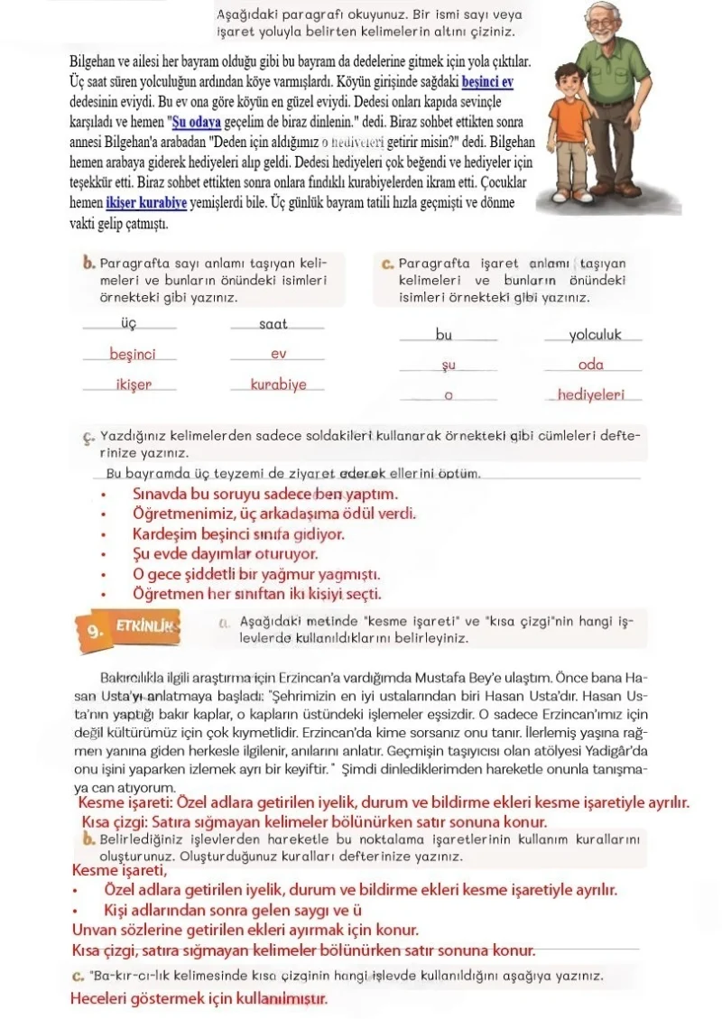 5. Sınıf Türkçe Ders Kitabı Cevapları Meb Yayınları 2. Kitap Sayfa 35 Çözüm Görseli