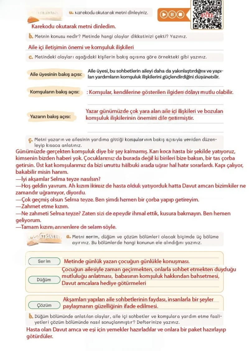 5. Sınıf Türkçe Ders Kitabı Cevapları Meb Yayınları 2. Kitap Sayfa 36 Çözüm Görseli