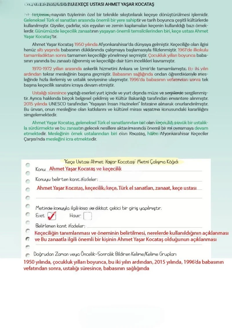 5. Sınıf Türkçe Ders Kitabı Cevapları Meb Yayınları 2. Kitap Sayfa 41 Çözüm Görseli
