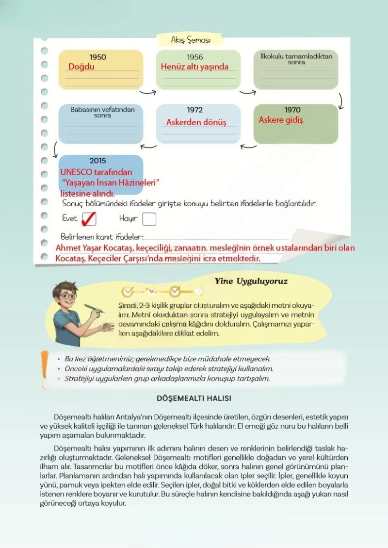 5. Sınıf Türkçe Ders Kitabı Cevapları Meb Yayınları 2. Kitap Sayfa 42 Çözüm Görseli