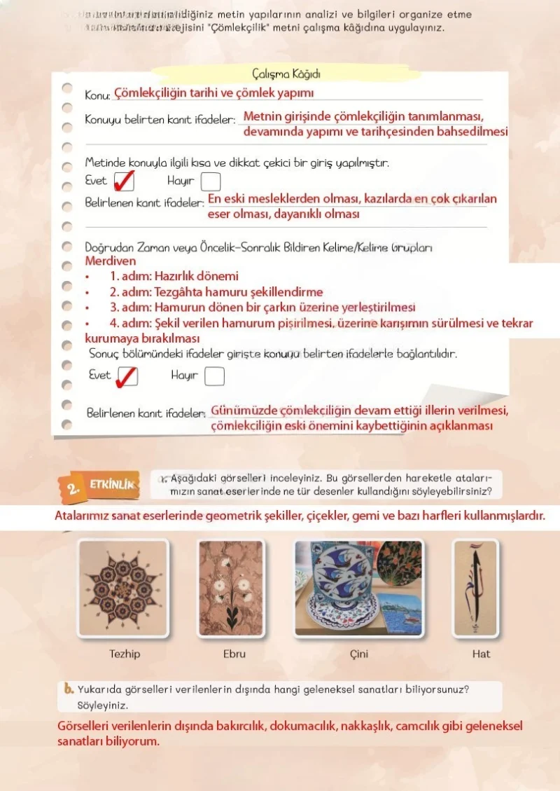 5. Sınıf Türkçe Ders Kitabı Cevapları Meb Yayınları 2. Kitap Sayfa 47 Çözüm Görseli