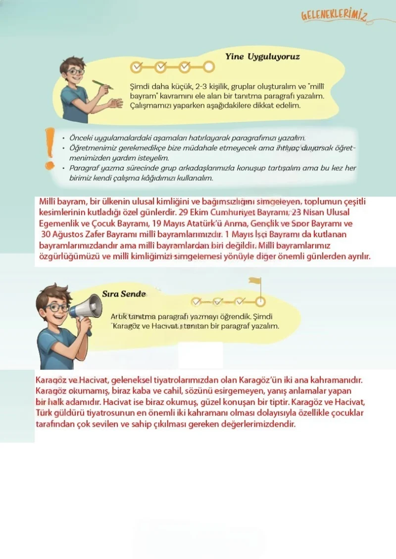 5. Sınıf Türkçe Ders Kitabı Cevapları Meb Yayınları 2. Kitap Sayfa 55 Çözüm Görseli